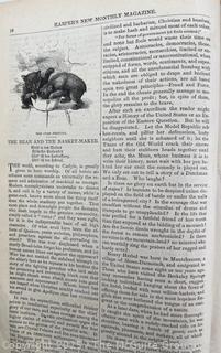 Large format 1856 Bound Harper's New Monthly Magazine Vol XIII June - November