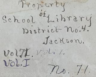Four 19th C Books Including History of the United States From First Settlements to the Close of the War With Britain in 1815. Published in 1830 by Collins and Hannay. W.E. Dean Printer.