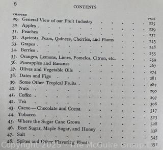 Grouping of Books and Pamphlets on the Subject of Food and Agriculture. Some Illustrated