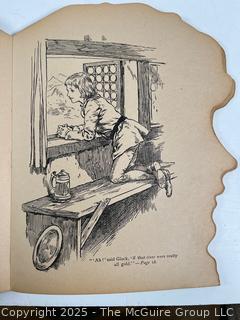 1929 The Lucky Boy McLoughlin Bros. Illustrated Children’s Book by John Ruskin Diecut Shaped