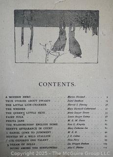 Delightful Days Copyright 1892 by D. Lothrop Company. Cover Detached From Binding. 