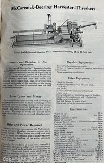 1926 McCormick Deering International Harvester HB General Farm Catalog No.27