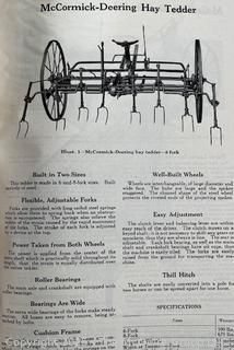1926 McCormick Deering International Harvester HB General Farm Catalog No.27