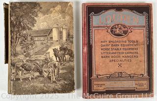 Two Catalogs: 1919 The Jamesway No. 27 How to Build and Equip a Practical up to date Dairy Barn, and 1930 The Louden Machinery Company, Fairfield Iowa. 1930