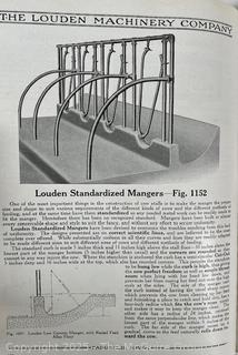 Two Catalogs: 1919 The Jamesway No. 27 How to Build and Equip a Practical up to date Dairy Barn, and 1930 The Louden Machinery Company, Fairfield Iowa. 1930