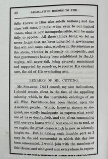 Legislature of the State of New York Honors the Memory of President Lincoln. Obsequies of President Lincoln 1865