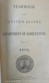 Four (4) USDA Yearbooks 1881, 1876, 1901 & 1925