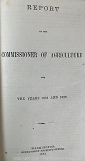 Four (4) USDA Yearbooks 1881, 1876, 1901 & 1925