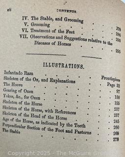 HB Book Titled Farmers Stock Breeders Guide by Joseph Townley 122 Nassau St NY