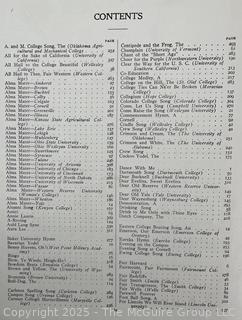 Songs of All the Colleges 1900 Hinds & Noble David B Chamberlain/Karl Harrington