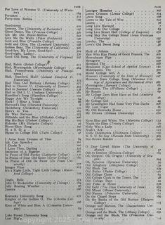 Songs of All the Colleges 1900 Hinds & Noble David B Chamberlain/Karl Harrington