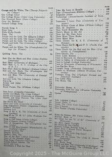 Songs of All the Colleges 1900 Hinds & Noble David B Chamberlain/Karl Harrington