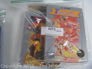 Vintage toy: Nintendo game cartridges: TRACK & FIELD & RUSH'N ATTACK