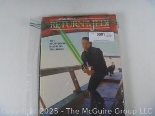 Two (2) Books, Including Return of the Jedi and E.T. 
