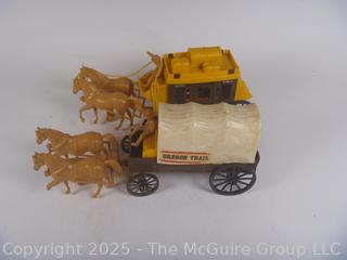 Vintage toys: Western toy wagons