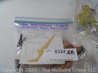 Vintage Toys: JOHN BLACKSTAR Action Figure and Weapons