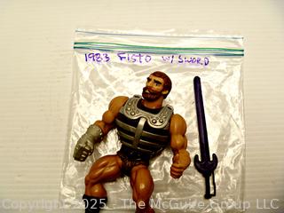 Vintage Toys: Masters of the Universe (MOTU): FISTO Action Figure and Weapons
