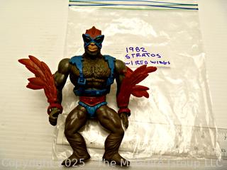 Vintage Toys: Masters of the Universe (MOTU): STRATOS Action Figure and Weapons