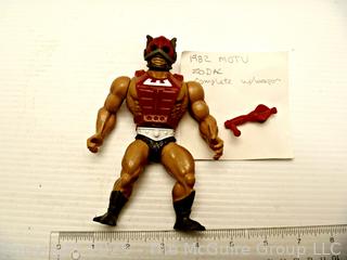Vintage Toys: Masters of the Universe (MOTU): ZODAC Action Figure and Weapons
