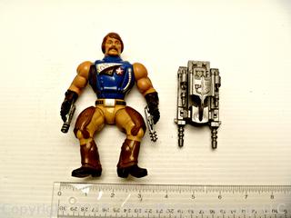 Vintage Toys: Masters of the Universe (MOTU): RIO BLAST Action Figure and Weapons