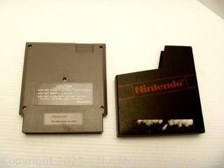 Nintendo Shooter and Two (2) Software Cartridges