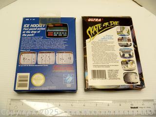 Nintendo Game Cartridges-Ice Hockey & Skate or Die