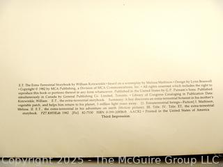 Two (2) Books, Including Return of the Jedi and E.T. 