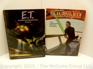 Two (2) Books, Including Return of the Jedi and E.T. 