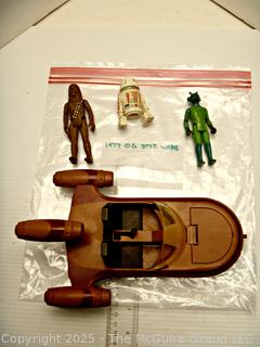 Vintage toys: Kenner Star Wars: A New Hope - figures and land speeder