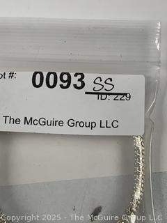 Sterling Silver Mesh Bangle Bracelet