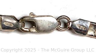 Sterling Silver Omega Chain Necklace