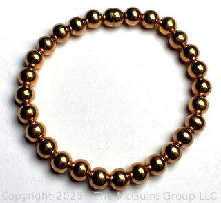 EternaGold 14kt Gold Bead Bracelet