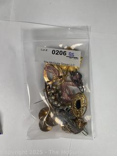 Group of Costume Jewelry Brooches