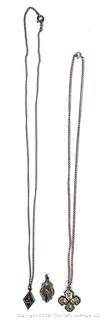 Three (3) Sterling Religious Medals
