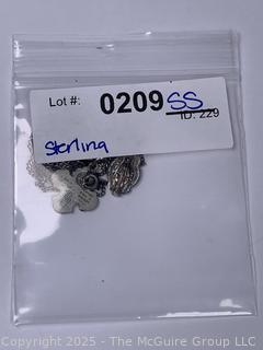 Three (3) Sterling Religious Medals