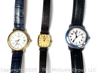 Three (3) Wrist Watches Untested