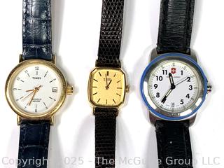 Three (3) Wrist Watches Untested