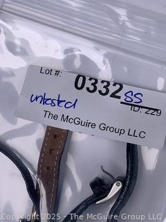 Three (3) Wrist Watches Untested