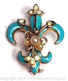 Six (6) Brooches and Bracelet