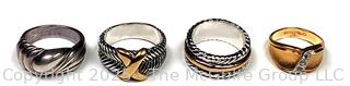 Four (4) Rings, Including One in 12kt Gold Filled