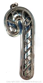 Wallace Sterling Silver Candy Cane Ornament 2010