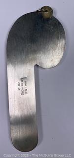 Wallace Sterling Silver Candy Cane Ornament 2010