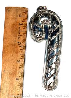 Wallace Sterling Silver Candy Cane Ornament 2010
