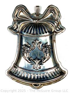 Reed & Barton Francis I Sterling Silver Bell Christmas Ornament,
