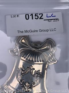 Reed & Barton Francis I Sterling Silver Bell Christmas Ornament,