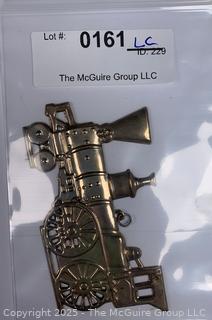 Gorham American Heritage Society Sterling Silver Train Locomotive Christmas Ornament 1976