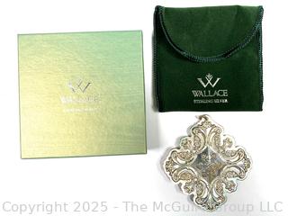 Wallace Sterling Silver Snowflake Christmas Ornament 2009