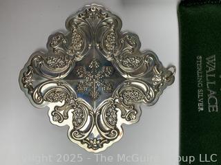 Wallace Sterling Silver Snowflake Christmas Ornament 2009