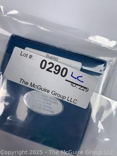 Two (2) Christmas Ornaments Including Reed & Barton Sterling Silver Snowflake 1990 & Hand & HAmmer Five Golden Rings