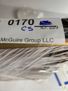 Framed Under Glass Civil War 1858 $5 Currency Note from the Bank of the Commonwealth in Richmond, Virginia